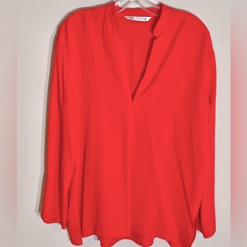 Zara long sleeve blouse tunic